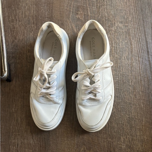 Cole Haan Shoes - Cole Haan Classic White Lace-Up Sneakers